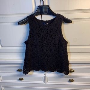 Aqua Lace Tank Top
